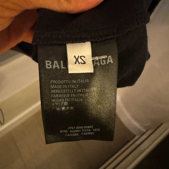 Balenciaga Crew print oversized t-shirt - Picture 10 of 10